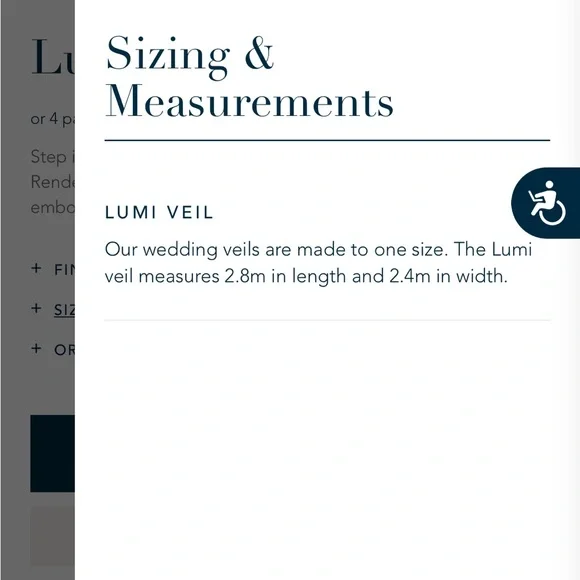 Grace Loves Lace Lumi Veil - Picture 6 of 6